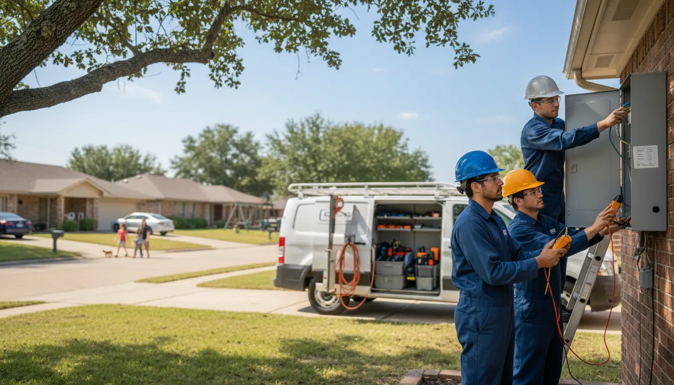 Certified electrician providing emergency electrical services in Brilliant, AL